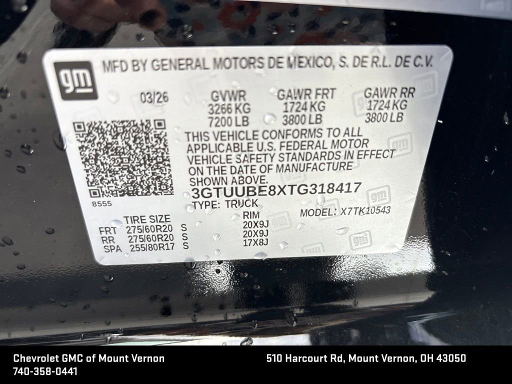New 2026 GMC Sierra 1500 SLE w/ LPO, Black Badging Package AWD/4WD image 23