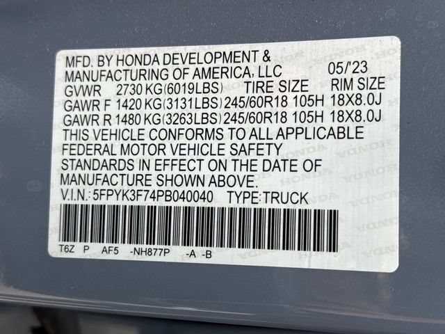 Used 2023 Honda Ridgeline RTL-E image 19