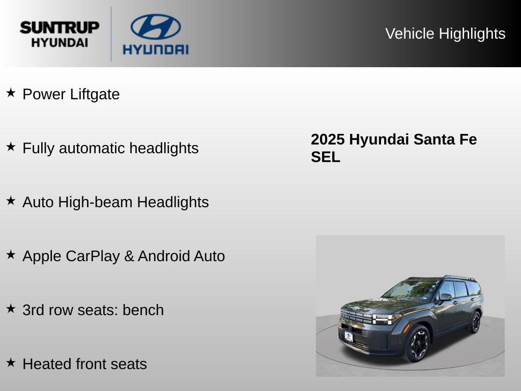Used 2025 Hyundai Santa Fe SEL AWD/4WD image 16