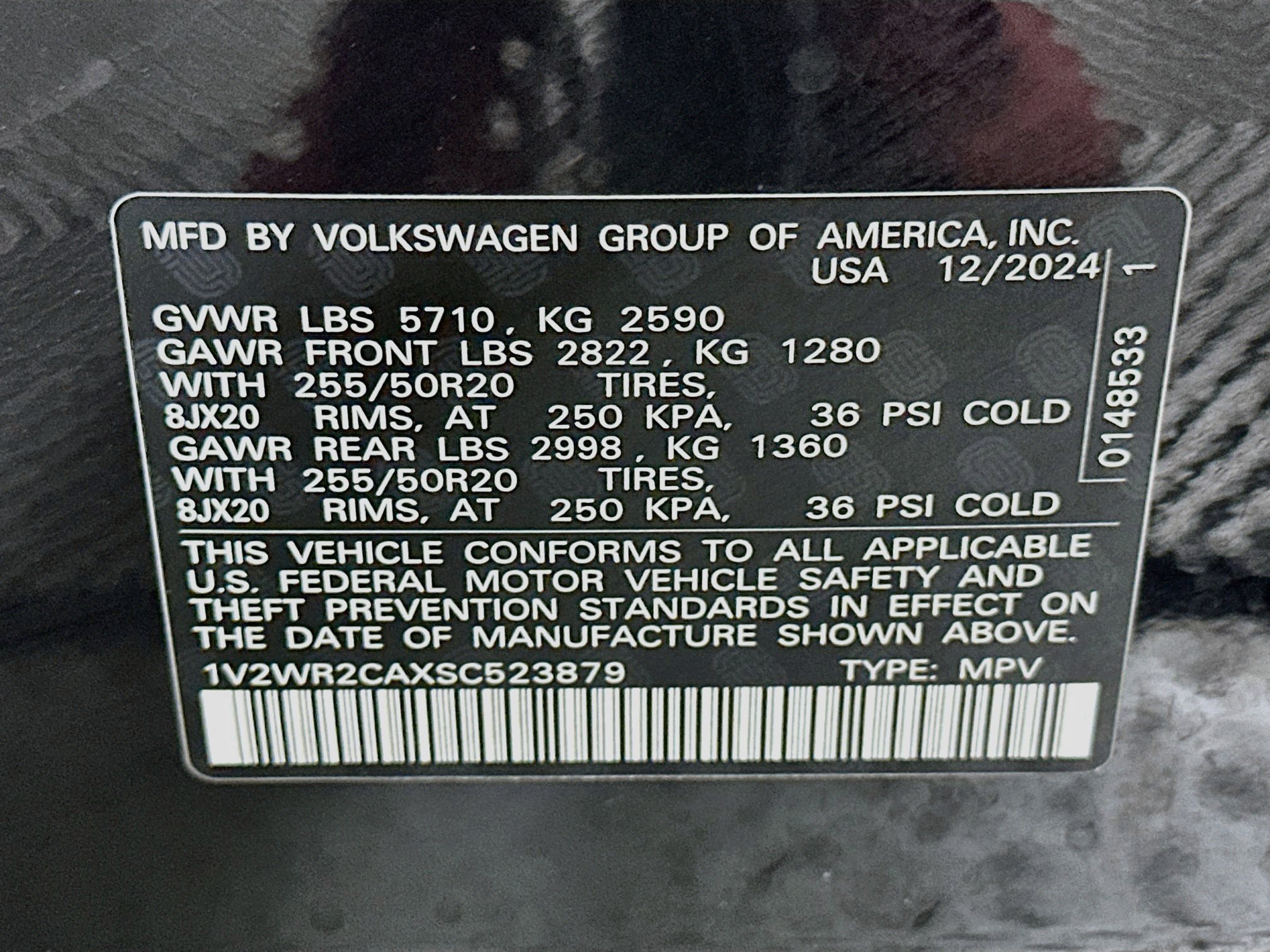 Used 2025 Volkswagen Atlas SE FWD image 12