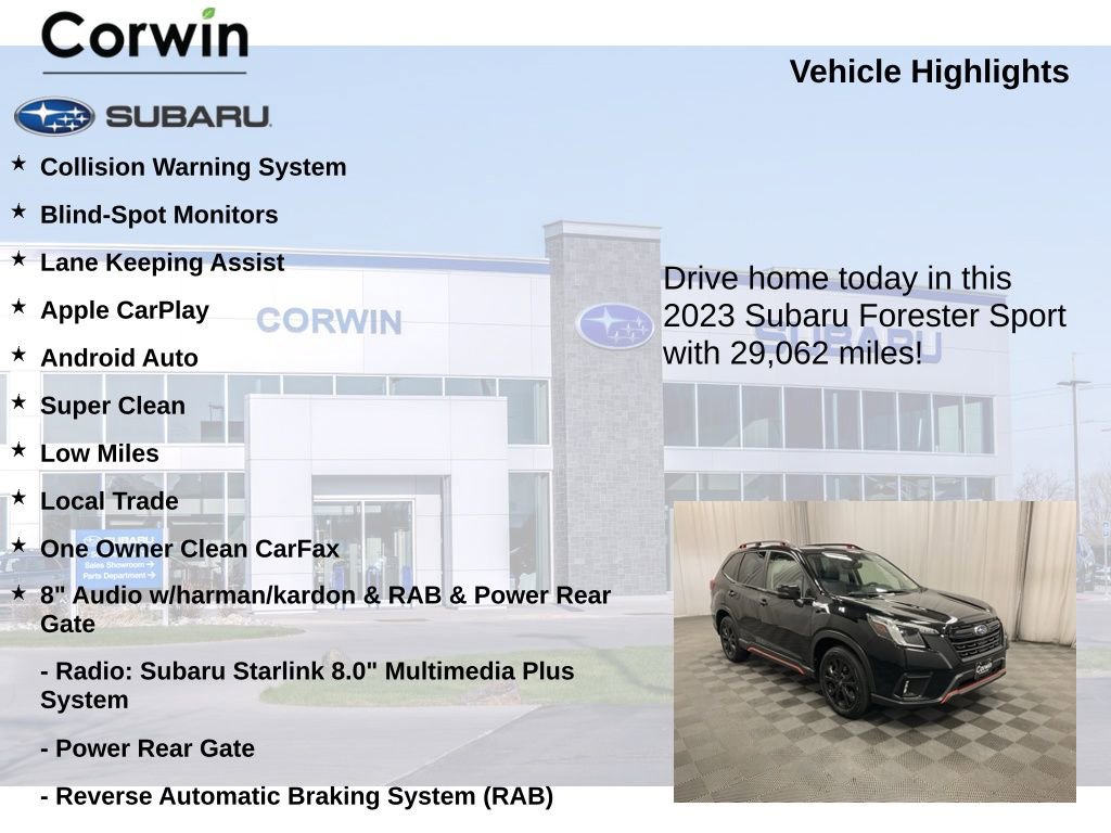 Used 2023 Subaru Forester Sport image 6