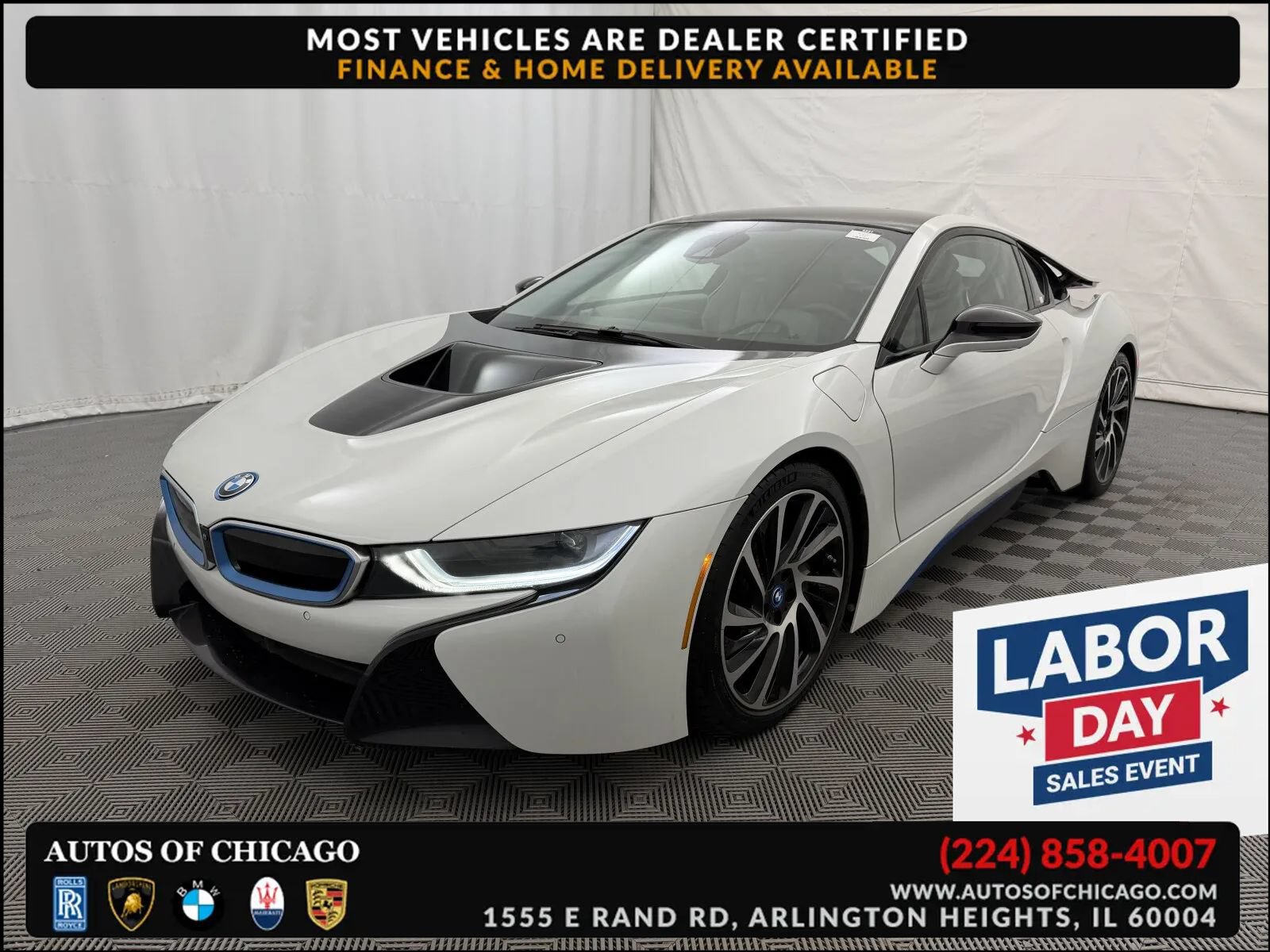 Used 2016 BMW i8 AWD/4WD image 1