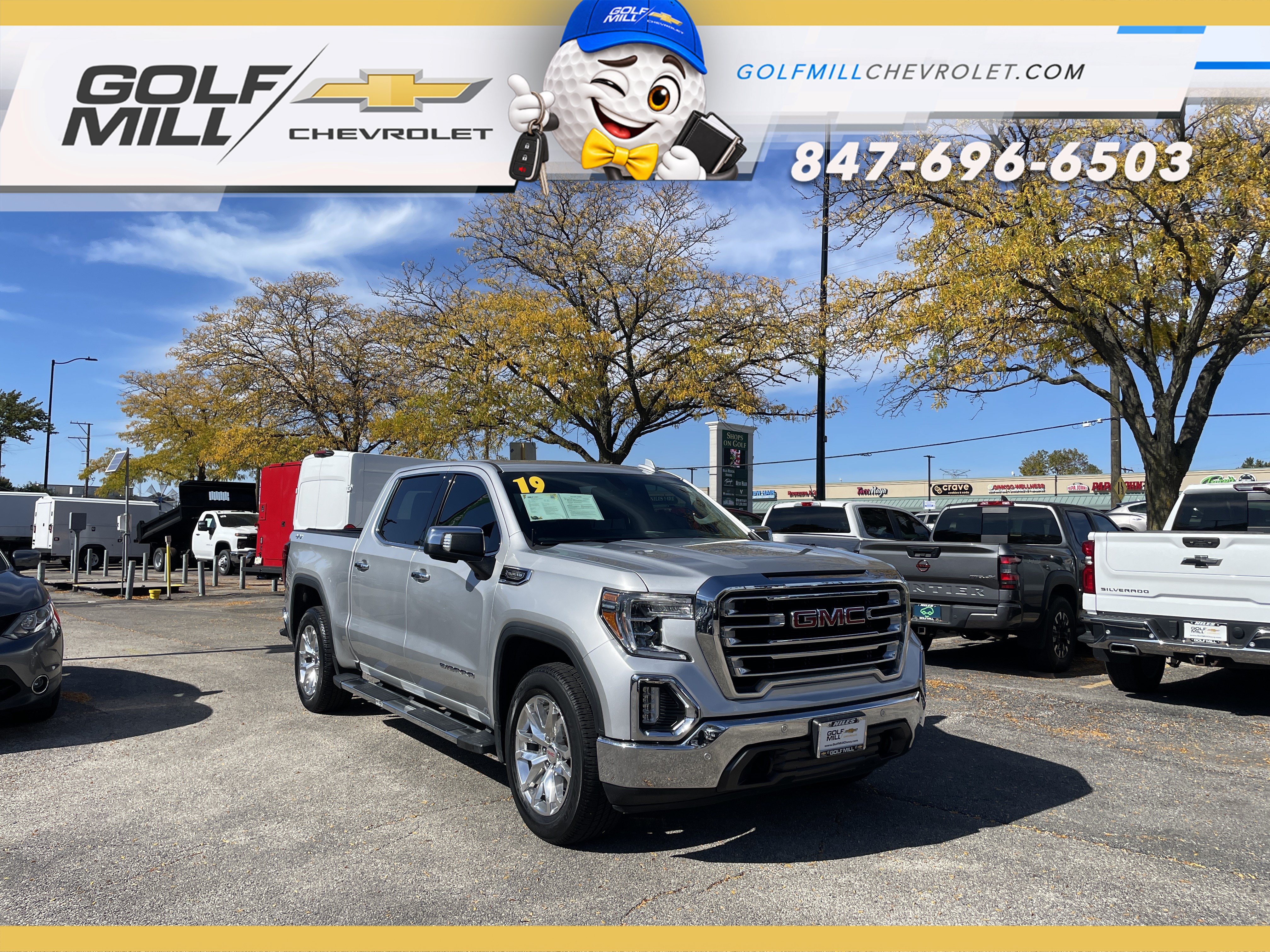 Used 2019 GMC Sierra 1500 SLT w/ SLT Premium Package AWD/4WD image 3