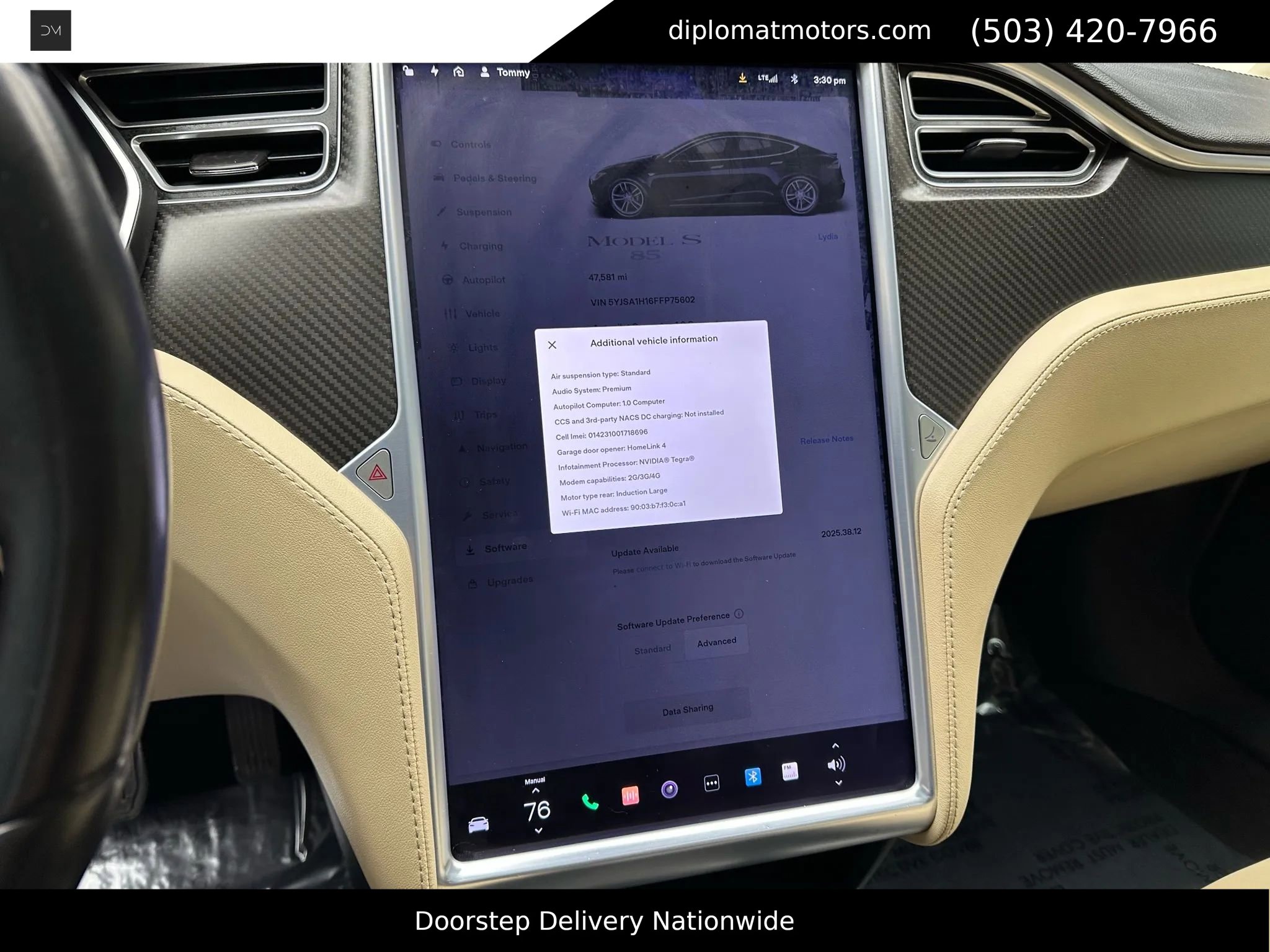 Used 2015 Tesla Model S 85 image 35