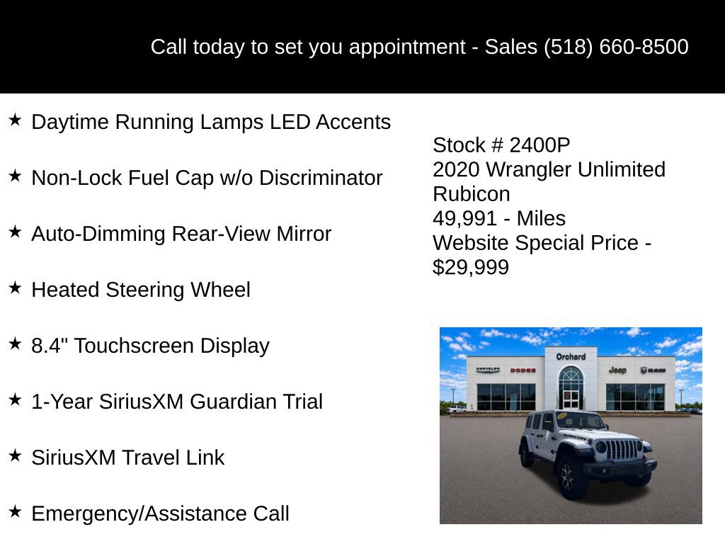 Used 2020 Jeep Wrangler Unlimited Rubicon AWD/4WD image 25