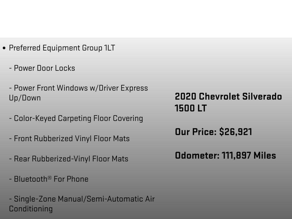 Used 2020 Chevrolet Silverado 1500 LT AWD/4WD image 12