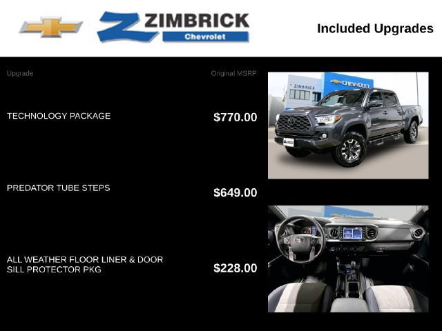 Used 2020 Toyota Tacoma TRD Off-Road w/ Technology Package AWD/4WD image 14