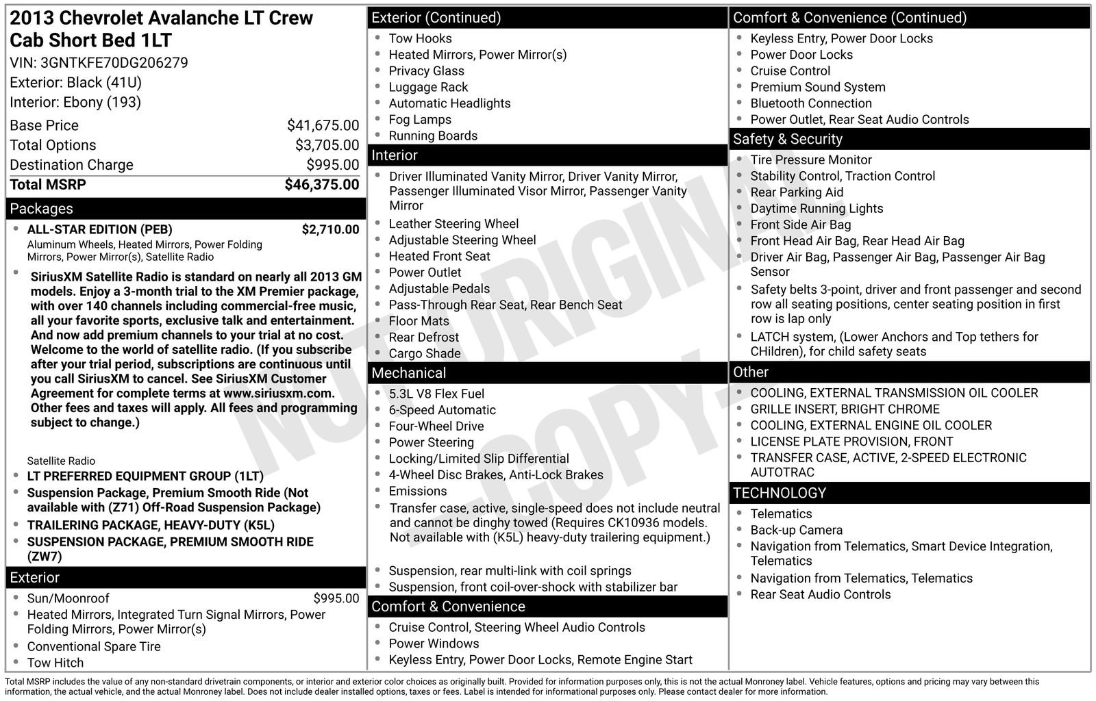 Used 2013 Chevrolet Avalanche LT w/ All-Star Edition AWD/4WD image 7