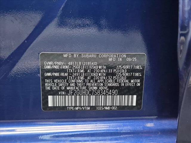 Certified 2025 Subaru Crosstrek 2.5i Premium AWD/4WD image 23