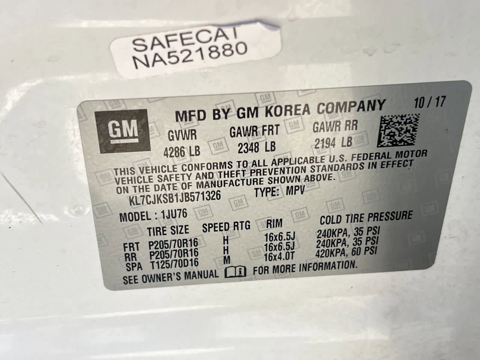 Used 2018 Chevrolet Trax LS FWD image 30