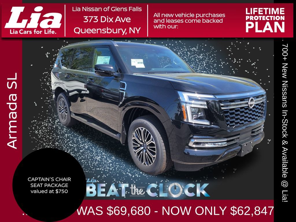 New 2025 Nissan Armada SL w/ Captain's Chari Seat Package