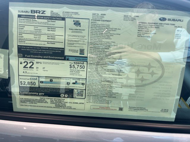 New 2026 Subaru BRZ tS RWD image 15