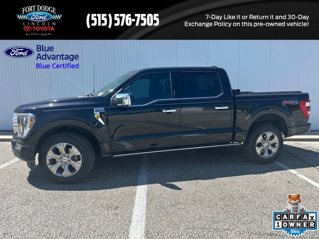 Certified 2022 Ford F150 Platinum w/ Equipment Group 701A High
