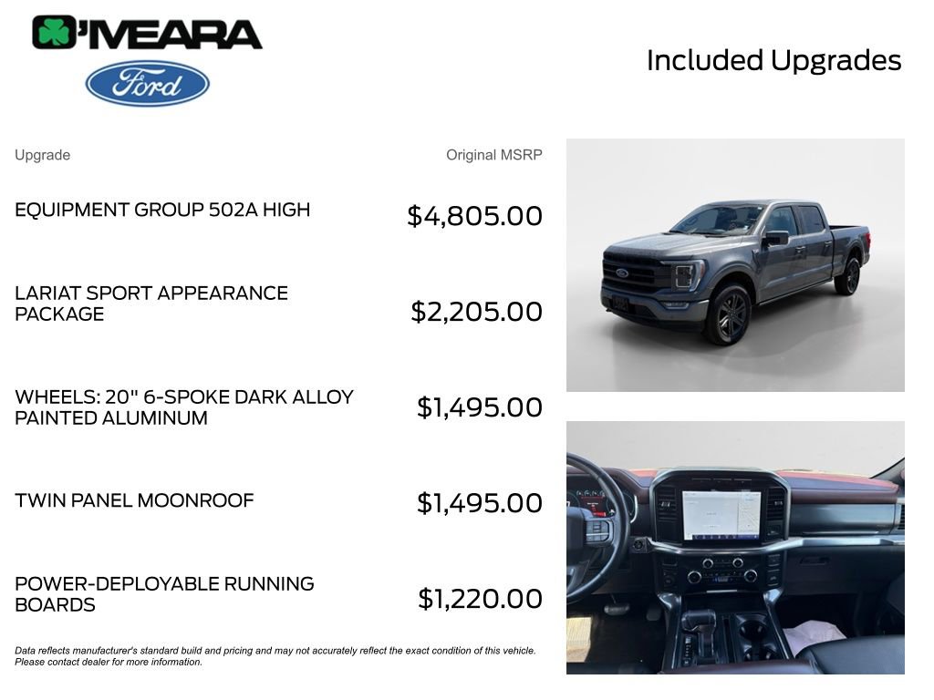 Used 2023 Ford F150 Lariat w/ Equipment Group 502A High AWD/4WD image 4