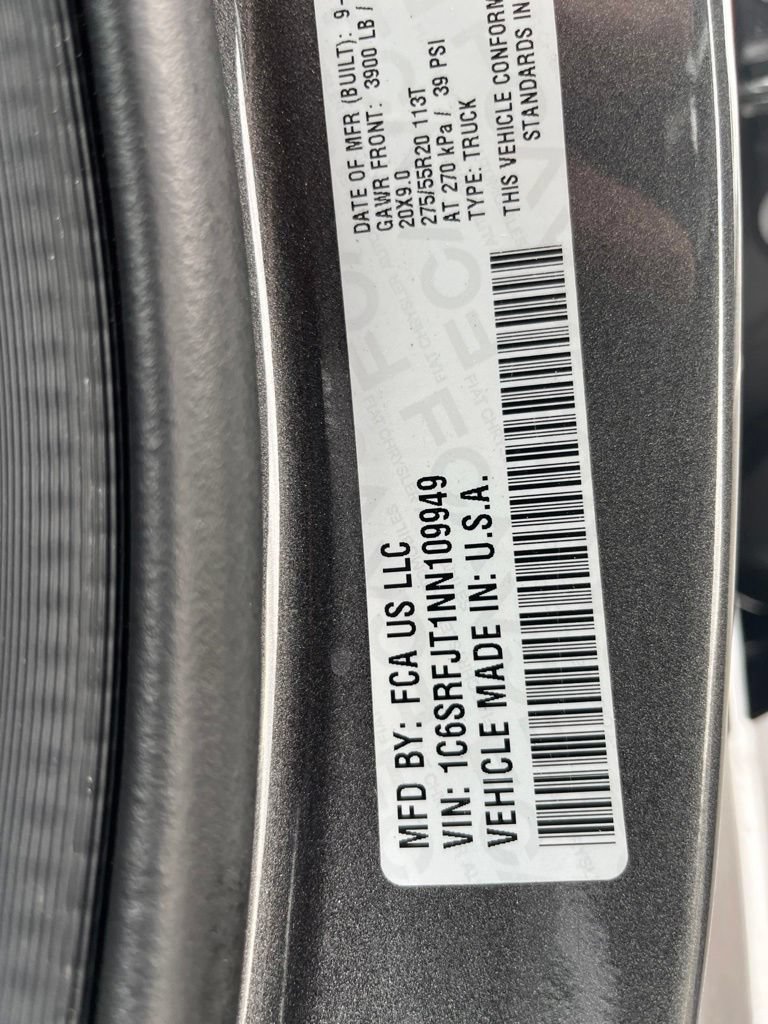 Used 2022 RAM 1500 Laramie w/ Sport Appearance Package AWD/4WD image 10