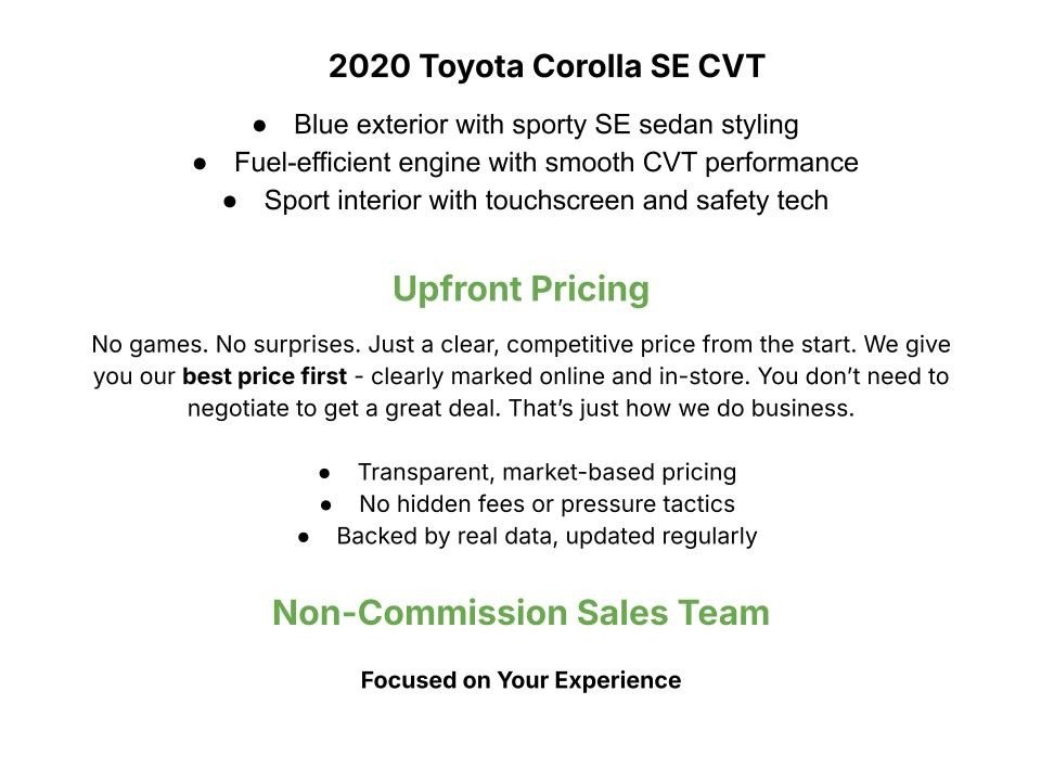 Used 2020 Toyota Corolla SE w/ SE Premium Package image 3
