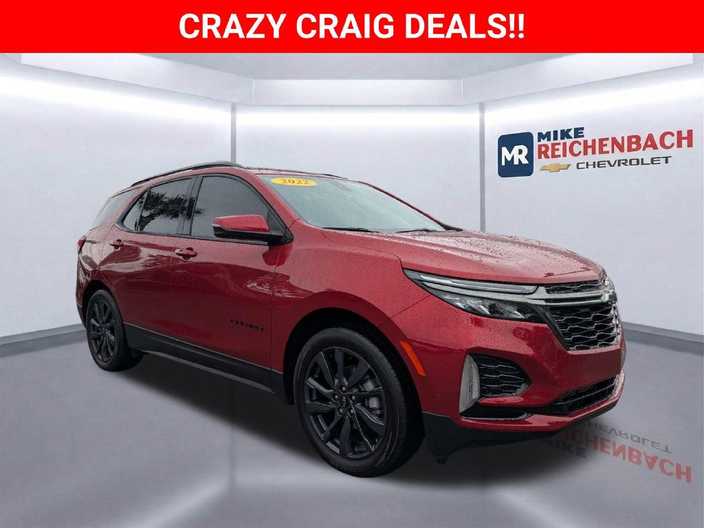 Used 2022 Chevrolet Equinox RS w/ RS Leather Package FWD image 2