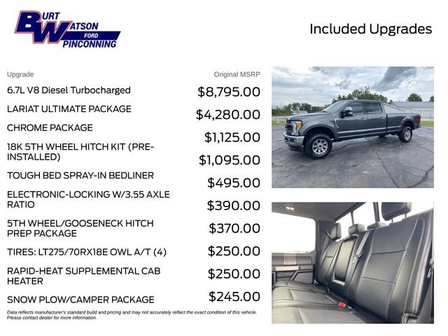 Used 2017 Ford F350 Lariat w/ Lariat Ultimate Package AWD/4WD video 3