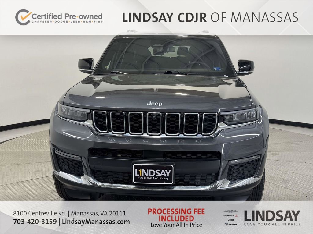 Certified 2025 Jeep Grand Cherokee L Limited w/ Luxury Tech Group II AWD/4WD image 3