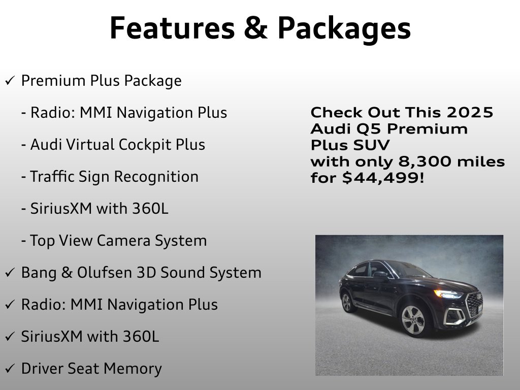 Certified 2025 Audi Q5 2.0T Premium Plus w/ Premium Plus Package image 19