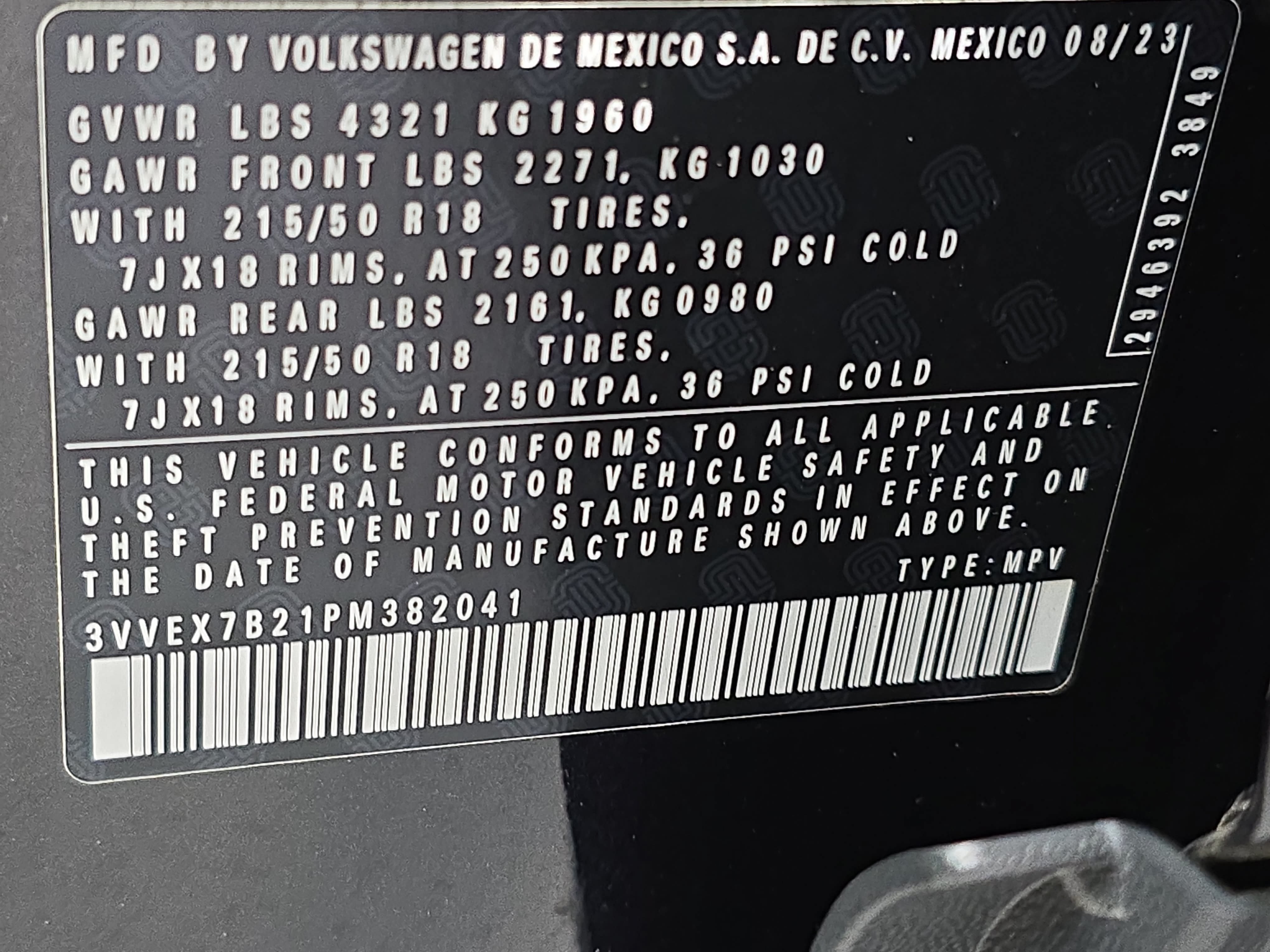 Certified 2023 Volkswagen Taos SE FWD image 35
