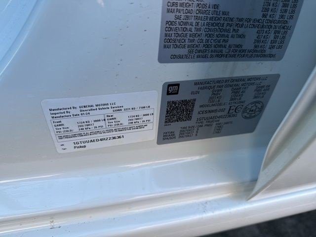 Used 2024 GMC Sierra 1500 Pro w/ Pro Value Package image 51