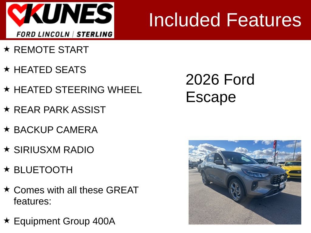 New 2026 Ford Escape ST-Line Select image 3
