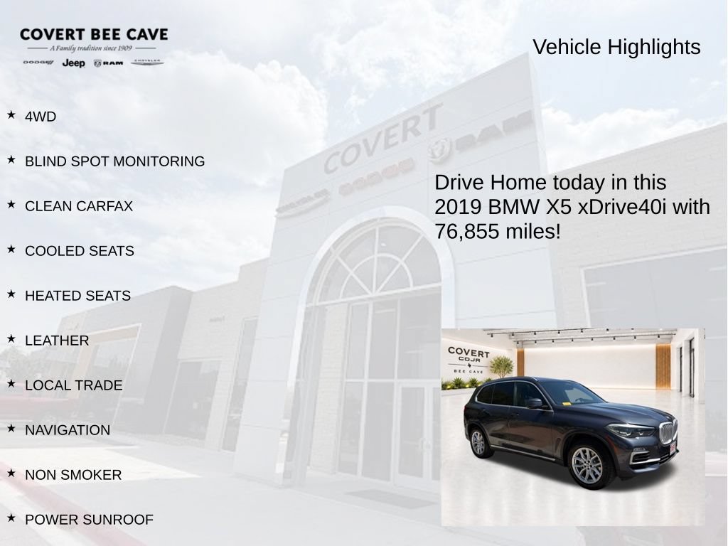 Used 2019 BMW X5 xDrive40i AWD/4WD image 6