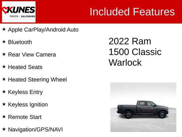 Used 2022 RAM 1500 Classic Warlock AWD/4WD image 2
