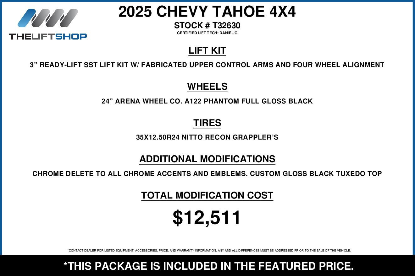 Used 2025 Chevrolet Tahoe High Country AWD/4WD image 2