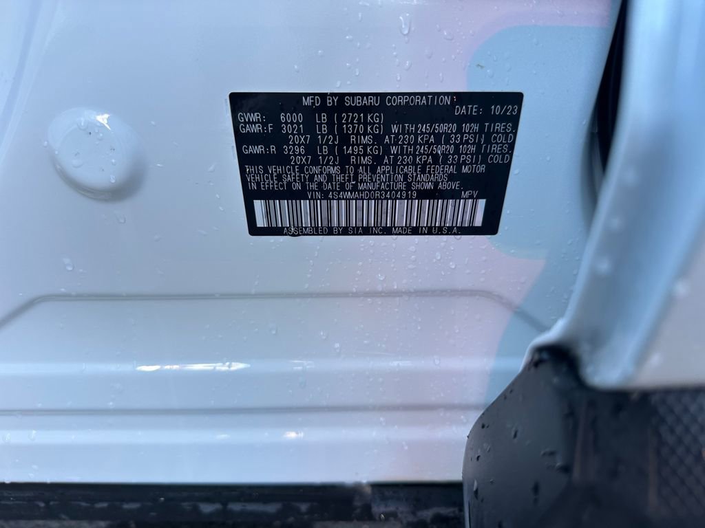 Certified 2024 Subaru Ascent Onyx Edition image 20