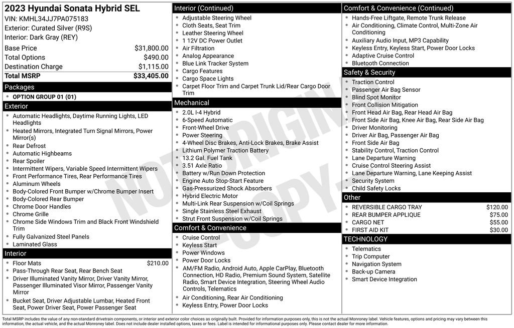Used 2023 Hyundai Sonata SEL image 8