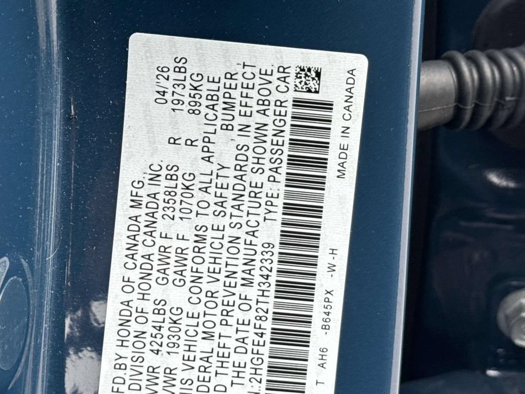 Certified 2026 Honda Civic Sport image 32
