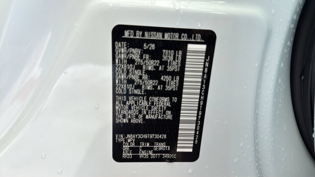 New 2026 Nissan Armada Platinum Reserve AWD/4WD image 27