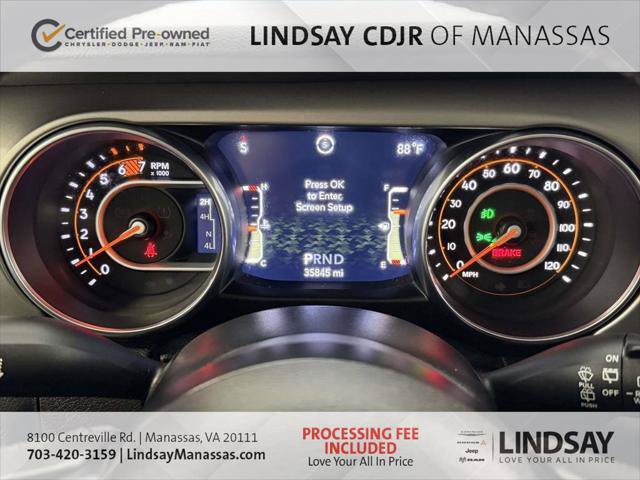 Certified 2020 Jeep Wrangler Unlimited Sport AWD/4WD image 33
