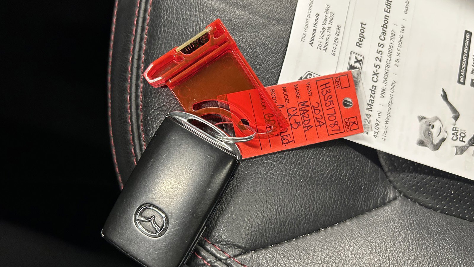 Used 2024 MAZDA CX-5 Carbon Edition image 37