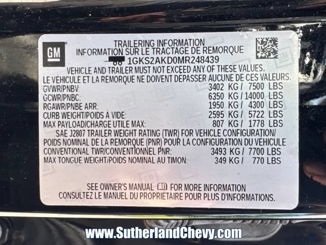 Used 2021 GMC Yukon SLE AWD/4WD image 52
