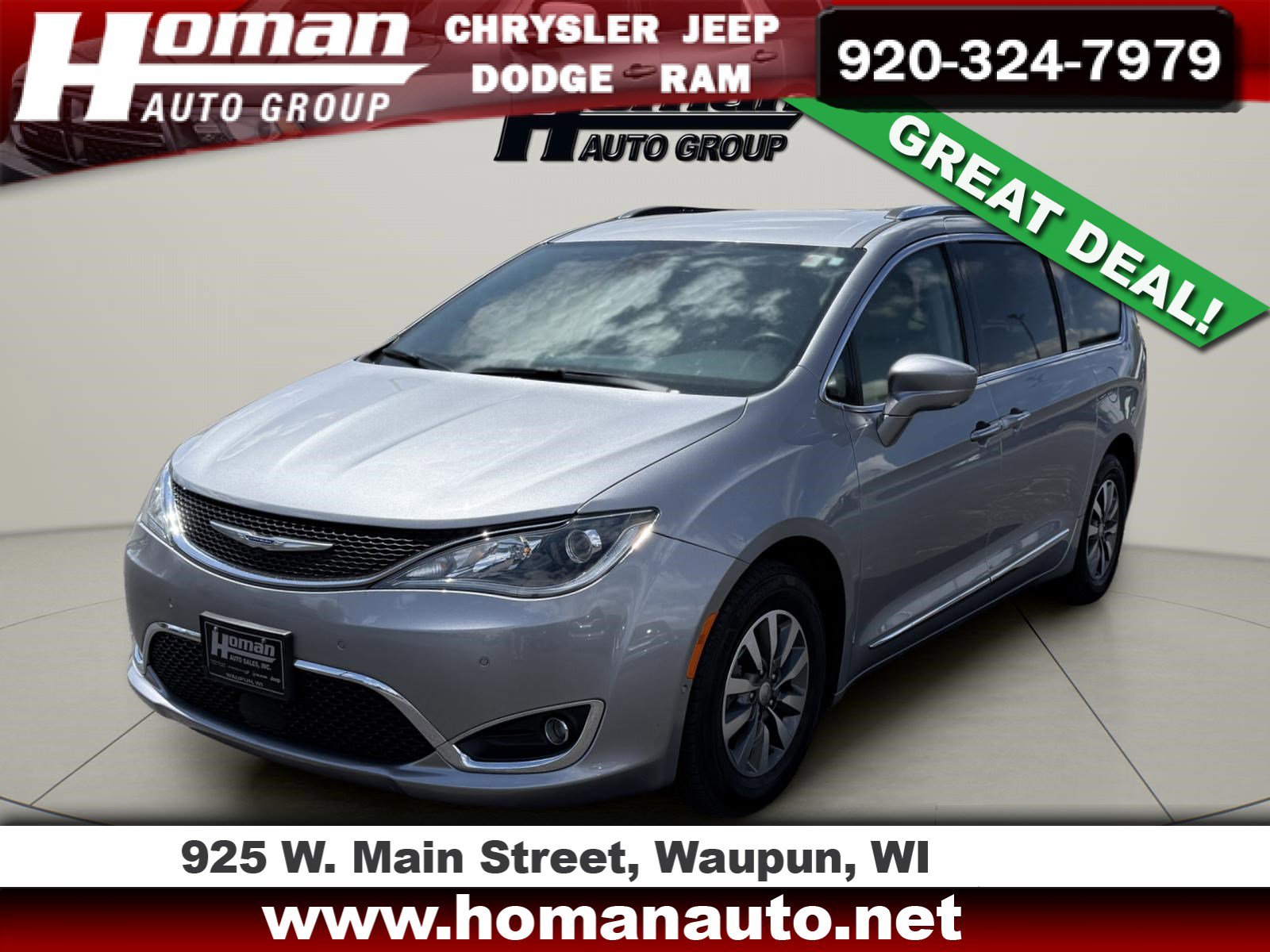 Used 2020 Chrysler Pacifica Touring-L Plus w/ Advanced Safetytec Group FWD image 1