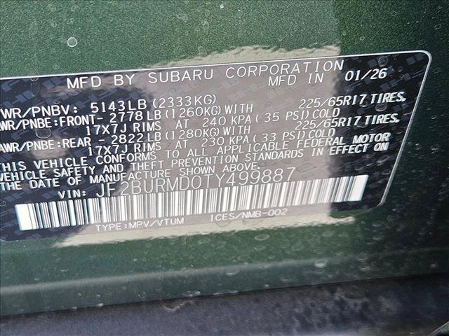 New 2026 Subaru Outback Wilderness AWD/4WD image 18