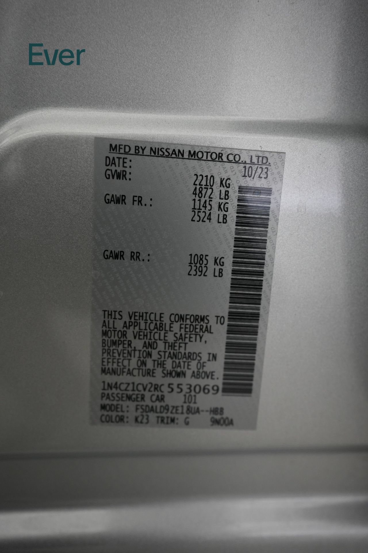 Used 2024 Nissan Leaf SV Plus FWD image 28