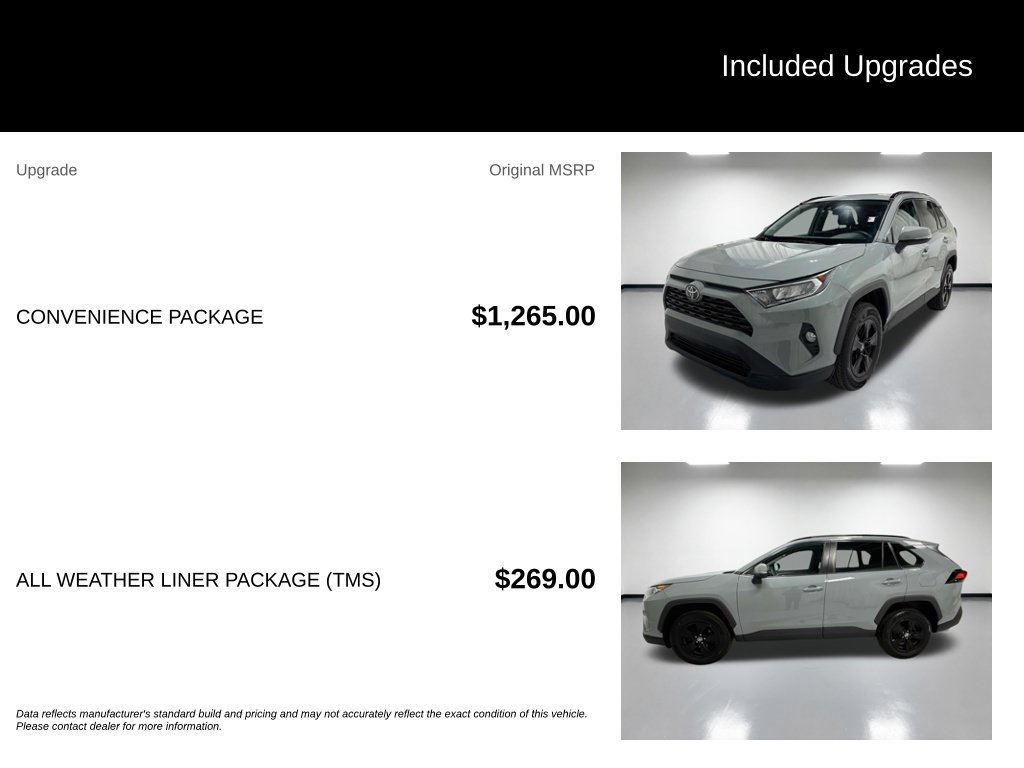 Used 2021 Toyota RAV4 XLE w/ Convenience Package AWD/4WD image 7