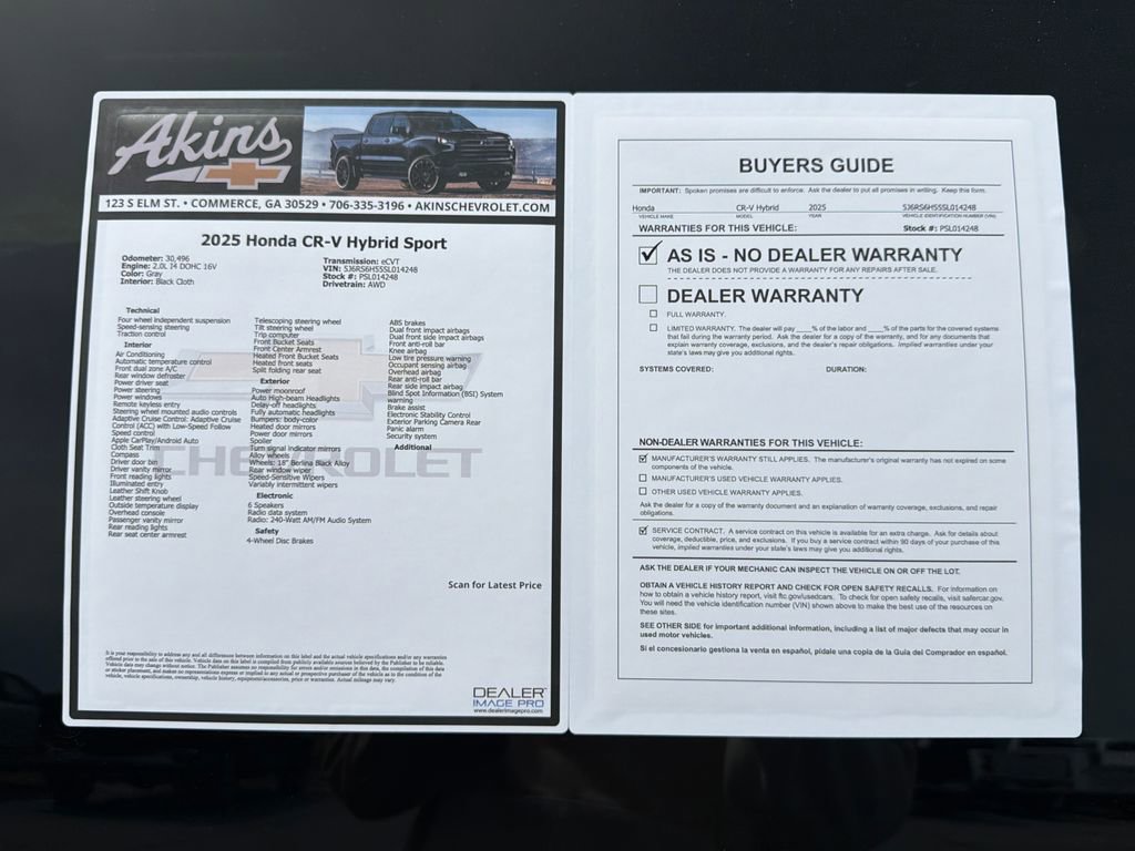 Used 2025 Honda CR-V Sport image 12