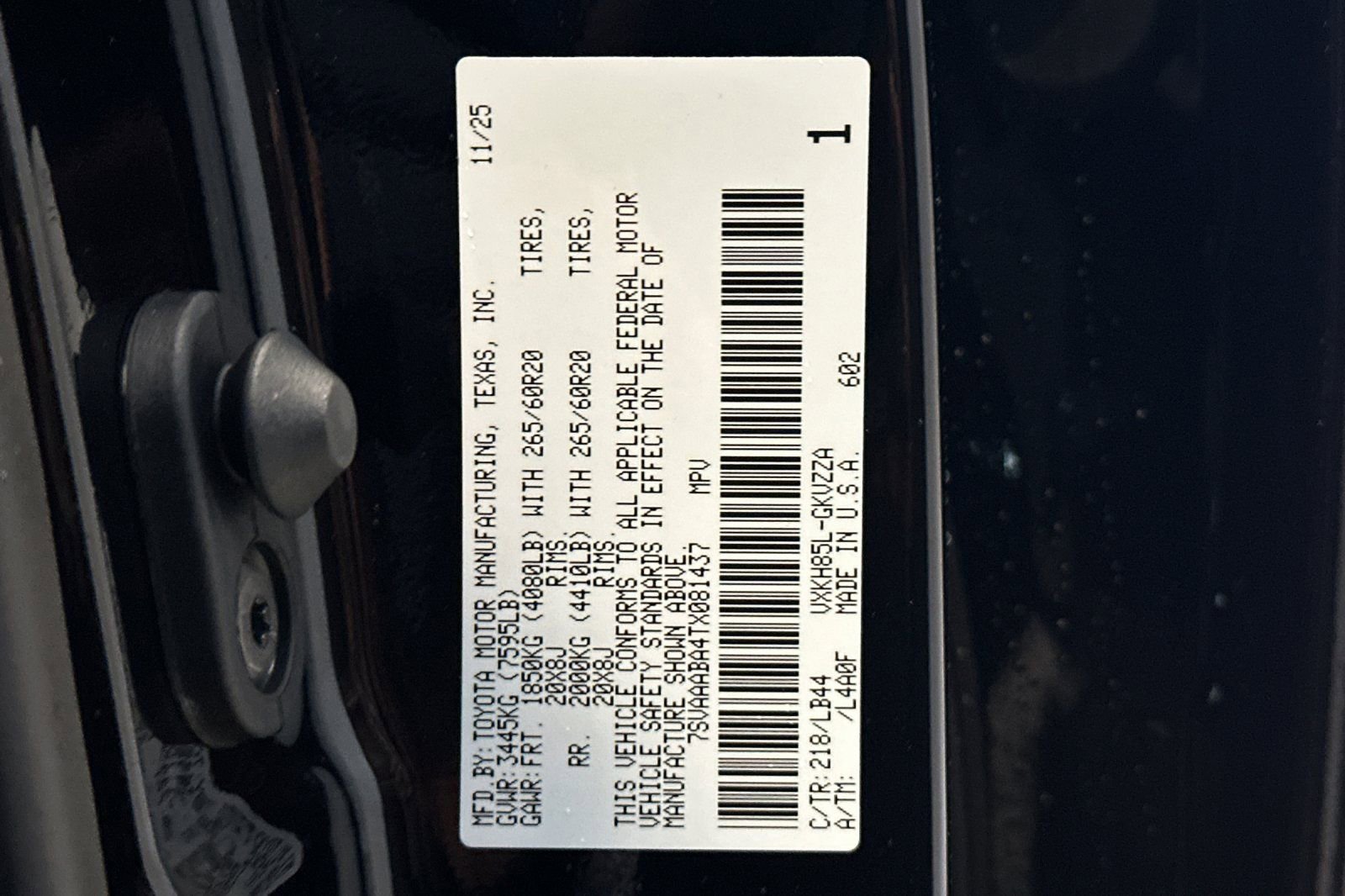 New 2026 Toyota Sequoia 1794 Edition image 25