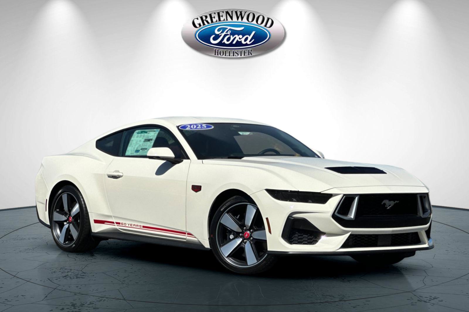 New 2025 Ford Mustang GT Premium w/ 60th Anniversary Package RWD image 2