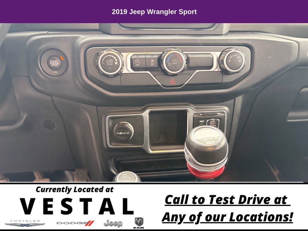 Used 2019 Jeep Wrangler Sport AWD/4WD image 15