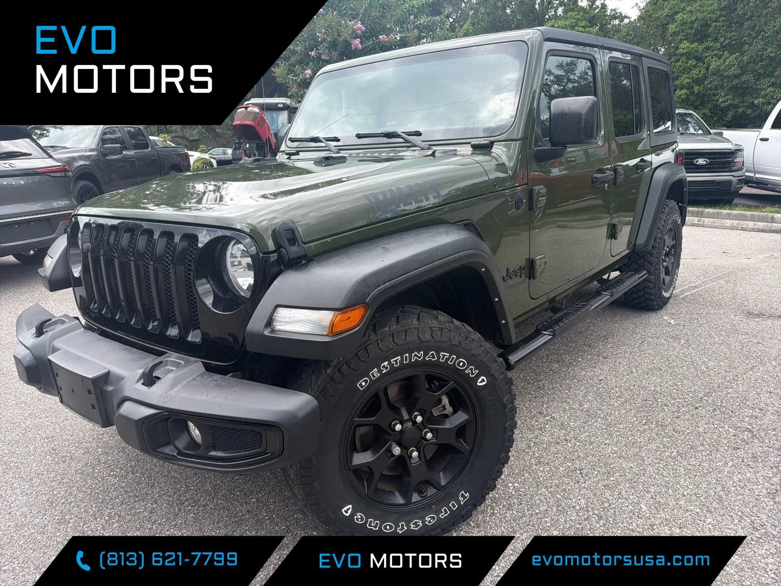 Used 2021 Jeep Wrangler Unlimited Sport AWD/4WD image 1