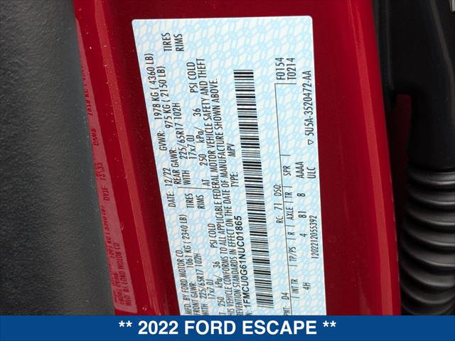Certified 2022 Ford Escape SE FWD image 23