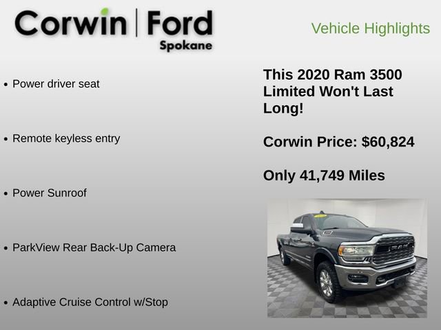Used 2020 RAM 3500 Limited image 12