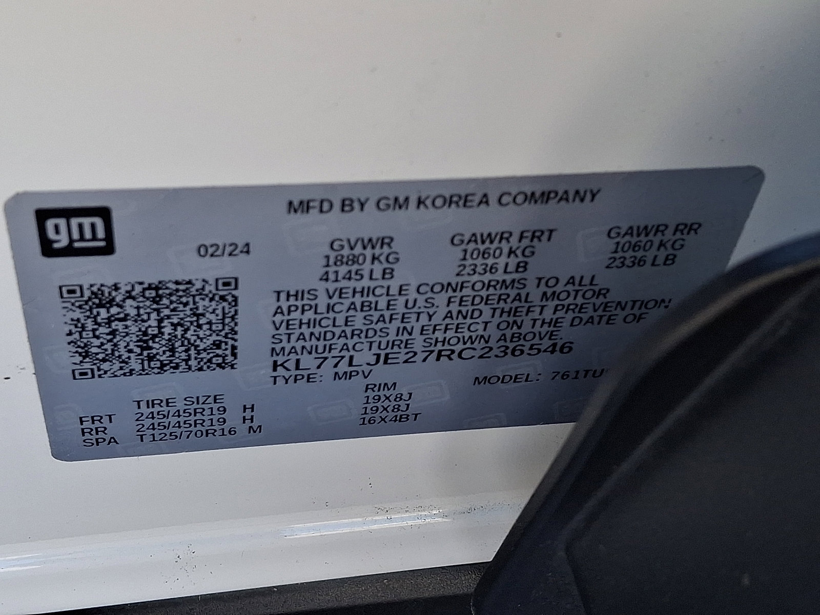 Certified 2024 Chevrolet Trax RS w/ Driver Confidence Package image 26