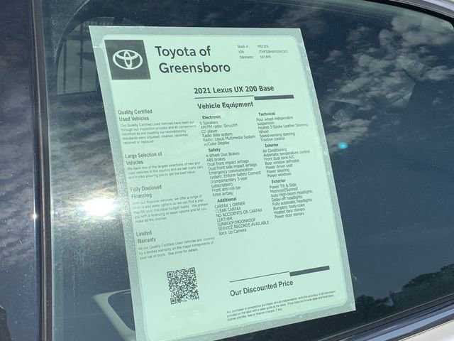 Used 2021 Lexus UX 200 w/ Premium Package image 38